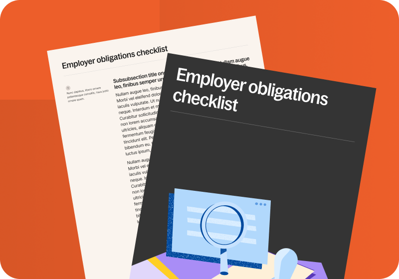 Employer obligations checklist