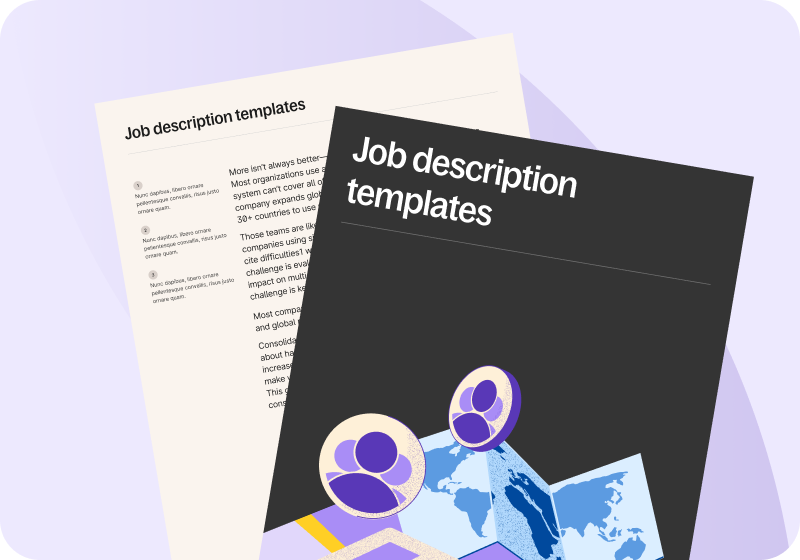 Job description templates